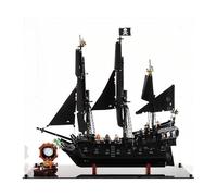 Display Case compatible with LEGO 10365 Captain Jack Sparrow's Pirate Ship, (Clear Back Panel)