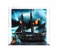 Display Case compatible with LEGO 10365 Captain Jack Sparrow's Pirate Ship, (Special Edition 1 (Printed Base & Back Panel))