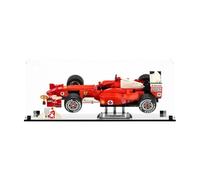 Display Case Compatible with LEGO 11375 Ferrari F2004 & Michael Schumacher - Display Case, (Clear Back Panel)