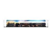 Display Case compatible with Lego 21344 The Orient Express Train - (Print 2 Back Panel)