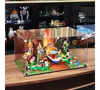 Display Case compatible with LEGO 21360 Willy Wonka & the Chocolate Factory - Special Edition (Printed Back & Base Panel)
