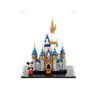 Display Case compatible with Lego 40478 Mini Disney Castle, (Clear Back Panel)