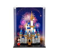 Display Case compatible with Lego 40478 Mini Disney Castle, (Print 2 Back Panel)