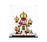Display Case compatible with Lego 40613 Mini Disney Palace of Agrabah, (Clear Back Panel)
