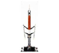 Display Case Compatible with LEGO 42221 NASA Artemis Space Launch System Rocket - Display Case, Clear Back Panel