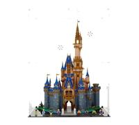 Display Case compatible with Lego 43222 Disney Castle, (Clear Back Panel)
