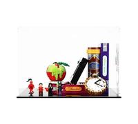 Display Case compatible with Lego 43227 Villain Icons, (Clear Back Panel)