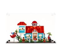 Display Case compatible with LEGO 43268 Lilo and Stitch Beach House, (Clear Back Panel)