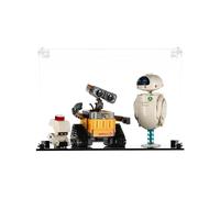 Display Case compatible with LEGO 43279 WALL-E and EVE, (Clear Back Panel)