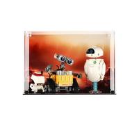 Display Case compatible with LEGO 43279 WALL-E and EVE, (Printed Back Panel)