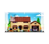 Display Case Compatible With Lego 71006 The Simpsons House, (Printed 1 Back Panel)