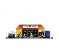 Display Case Compatible With Lego 71016 The Kwik-E-Mart, (Clear Back Panel)