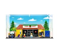 Display Case Compatible With Lego 71016 The Kwik-E-Mart, (Printed 1 Back Panel)
