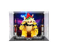 Display Case compatible with Lego 71411 The Mighty Bowser, (Print 3 Back Panel)