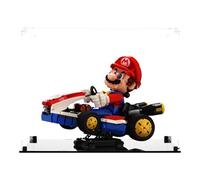 Display Case compatible with LEGO 72037 Mario Kart - Mario & Standard Kart, (Clear Back Panel)