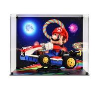 Display Case compatible with LEGO 72037 Mario Kart - Mario & Standard Kart, (Special Edition 2 (Printed Base & Back Panel))