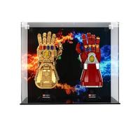 Display Case compatible with Lego 76191 Infinity Gauntlet & Lego 76223 Nano Gauntlet, (Print 1 Back Panel)