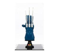 Display Case compatible with Lego 76250 Wolverine's Adamantium Claws - (Clear Back Panel)