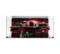 Display Case compatible with Lego 76328 Batman: The Classic TV Series Batmobile - (Printed Back Panel)