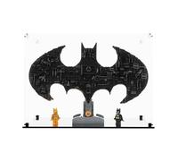 Display Case Compatible with LEGO 76330 Batman Logo - Display Case, (Clear Back Panel)