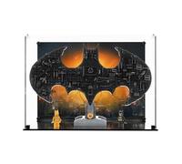 Display Case Compatible with LEGO 76330 Batman Logo - Display Case, (Printed Back Panel)