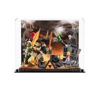 Display Case Compatible with LEGO 77093 Ocarina of Time - The Final Battle - Display Case, (Printed Back Panel)