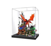 Display Case for 21348 Dungeons & Dragons: Red Dragon’s Tale Model, Transparent Acrylic Display Box Dustproof Case