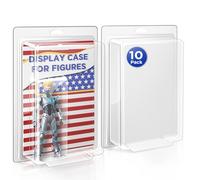 Display Case for Figures, 10 Packs Blister Clamshells Compatible With Marvel Legends, Gi-Joe, Masters of The Universe Motu, Star Wars (Fits 3.75" Carded Figures)