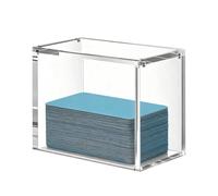 Display Case for Figures - Clear Acrylic Display Case | Booster Box Storage Cases Acrylic Protector | UV Protection Organizer for Cards Perfume Shelf Museum Home Study Room Living Room Closet Table