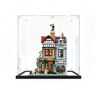 Display Case for LE*GO 10350 Vintage British Street Corner -Acrylic Display Case / Transparent Protective Cover / Dustproof Storage Box (Mirror Finish -2mm)