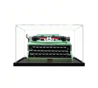 Display Case for LE*GO 21327 Typewriter- Acrylic Display Case / Transparent Protective Cover / Dustproof Storage Box (Black -3mm)