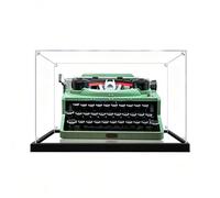 Display Case for LE*GO 21327 Typewriter- Acrylic Display Case / Transparent Protective Cover / Dustproof Storage Box (Mirror Finish -2mm)