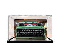 Display Case for LE*GO 21327 Typewriter- Acrylic Display Case / Transparent Protective Cover / Dustproof Storage Box (Background-3mm)