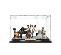 Display Case for LE*GO 21334 Jazz Quartet -Acrylic Display Case / Transparent Protective Cover / Dustproof Storage Box (Black -2mm)