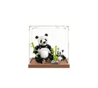 Display Case for LE-GO 31165 - Space-Saving, Dustproof Transparent Display Cabinet & Display Box for Building Block Models and Collectibles (3mm Wood Color)