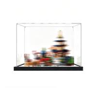 Display Case for LE*GO 71814 Tournament Arena Temple City- Dustproof Transparent Acrylic Display Case for Toys and Collectibles