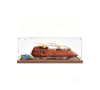Display Case for LE-GO 75397 - Space-Saving, Dustproof Transparent Display Cabinet & Showcase for Building Block Models and Collectibles (2mm Wood-tone)