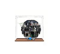 Display Case for LE-GO 75419 - Space-Saving, Dustproof Transparent Display Cabinet & Display Box for Building Block Models and Collectibles (2mm Wood Color)