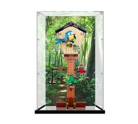Display Case for Lego 31143 Creative Birdhouse Building Set,Dustproof Clear Display box Compatible with Lego 31143(Not Include The Model) (Background)