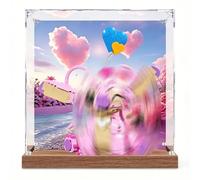 Display Case for LEGO Disney Angel (Set 43257) - Transparent, Dustproof Display Cover (Model Not Included). (B)