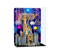 Display Case for Lego Disney Castle 43222, Dustproof, UV-Protected, Custom Fit Showcase, Gifts for Lego Lovers, Storage (Theme A-85*62*38cm)