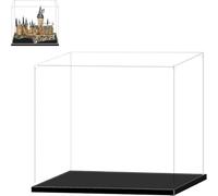 Display Case for Lego Harry Potter Hogwarts Castle 71043,Dustproof, UV-Protected, Custom Fit Showcase, Gifts for Lego Lovers (Transparent A)
