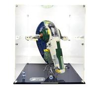 Display Case for Lego Jango Fett's Firespray-Class Starship (75409) Star Wars Slave One Acrylic Box (Essential Edition)