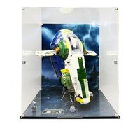 Display Case for Lego Jango Fett's Firespray-Class Starship (75409) Star Wars Slave One Acrylic Box (Ultimate Edition)