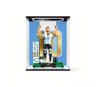 Display Case for LEGO Lionel Messi 43015 Model - Transparent, Dustproof Display Box (Model Not Included) (F)