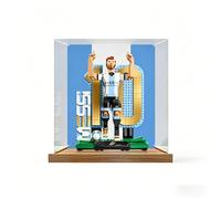 Display Case for LEGO Lionel Messi 43015 Model - Transparent, Dustproof Display Box (Model Not Included) (C)
