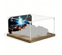 Display Case for LEGO Star Wars Ahsoka Tano's T-6 Jedi Shuttle (Set 75362) - Dustproof Transparent Display Cabinet / Acrylic Storage Box (Model Not Included)