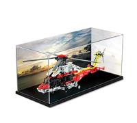Display Case for LEGO Technic Airbus H175 Rescue Helicopter (Set 42145) - Transparent, Dustproof Display Cover (Model Not Included). (B)