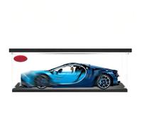 Display Case for LEGO Technic Bugatti Chiron 42083 Model - Transparent, Dustproof Display Cover (Model Not Included). (C)