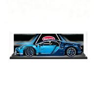 Display Case for LEGO Technic Bugatti Chiron 42083 Model - Transparent, Dustproof Display Cover (Model Not Included). (B)